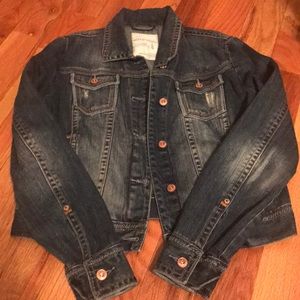 Aeropostale Distressed Denim Jacket